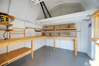 Inside the storage unit.