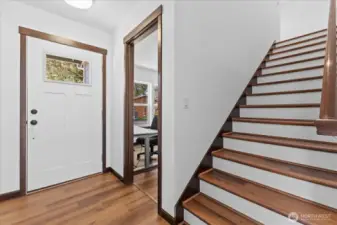 Entry-way and office