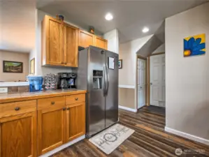 Pantry/closet under stairs