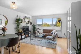 Lots of natural light