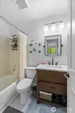 Remodeled bathroom