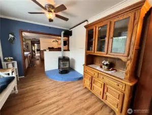 Sitting Room with Gas Heating