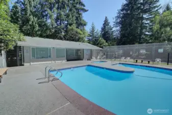 The swimming pool is for residents only. It is well maintained and is inviting too.