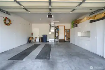 Storage cabinets in Garage