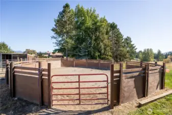 Small trining area.  A larger training circular space has been rented from adjacent next door for additional use by this property.