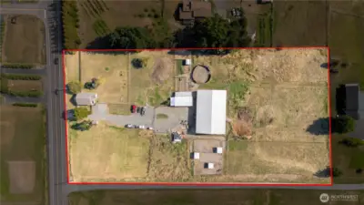 A good clean view of the property.  Expand the arena.  build a new home in the upper pasture.  30 feet of the sharedeasement at the bottom is part of this property.