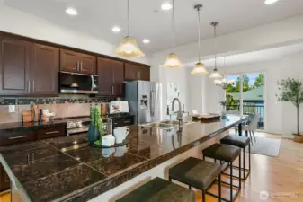 Huge Chef's Kitchen.