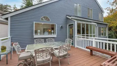 It becomes evident how this owner and previous owners have cared for the home.