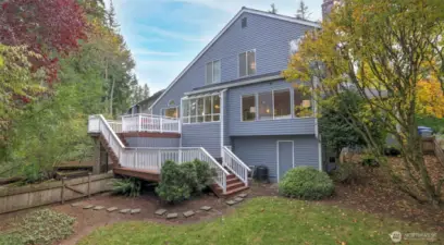 The crawl space is tall and wide and could be made into a partial basement if you have the desire.