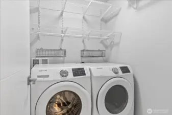 Washer and Dryer included! Conveniently located on the bedroom floor.