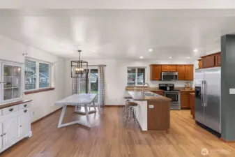 main floor open plan