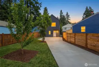 House Frontage and Driveway