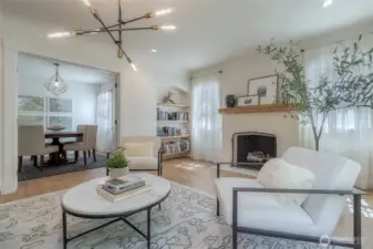 Living Room on the Main Floor