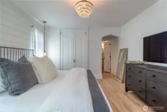 Primary bedroom on the Main Floor