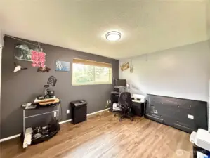 Bedroom #3, LVP flooring