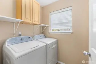 Main floor laundry room.