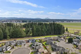 Just near the airport trail.