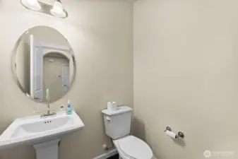 Half Bathroom downstairs.
