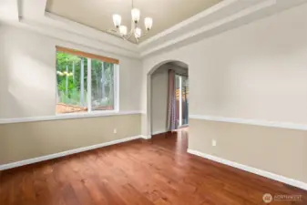 Dinning room off of kitchen.