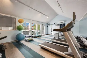 Workout room upstairs