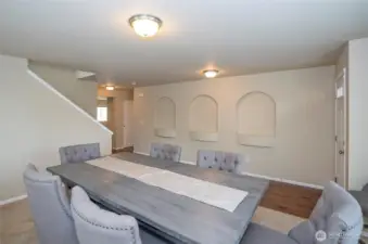 Enjoy unique architectural touches with niches located throughout the home.