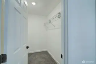 Primary walk in closet