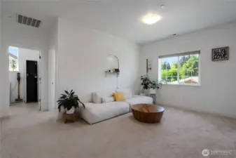 Loft area.