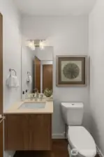 Main floor powder room.