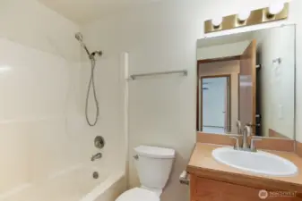 Family bath upstairs
