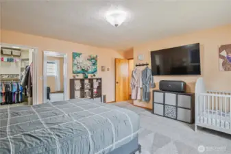 Large walk in closet
