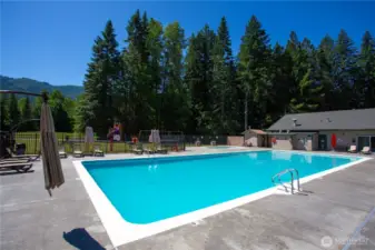 There are two pools and two clubhouses