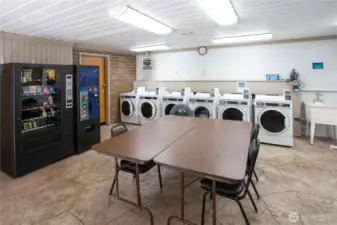 Multiple laundry facilities