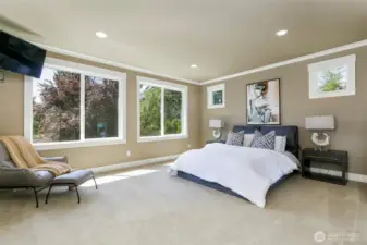 Spacious lavish primary suite