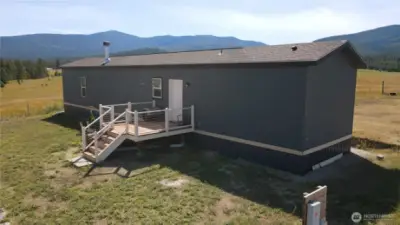 2024 Manufactured home was connected to the well and its own septic system last year. Lightly used with lots of storage space.