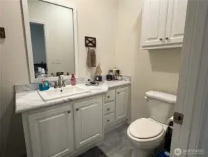 Primary full bathroom.