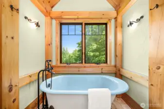 Claw foot tub