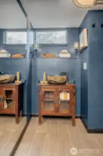 Lower level bathroom.
