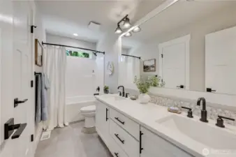 Photos of furnished model home on Lot 18 of same plan. No two homes are alike. Color selections and details will vary. Ask for details