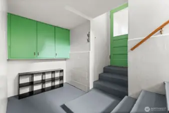 Basement with exterior access