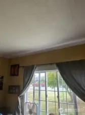 Living room ceilings with crown molding