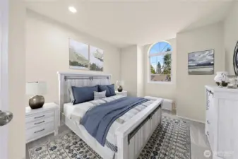 Virtually staged - Bedroom #2