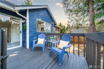 Sit and relax on your deck