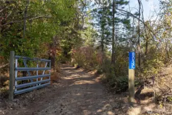 Private entrance.