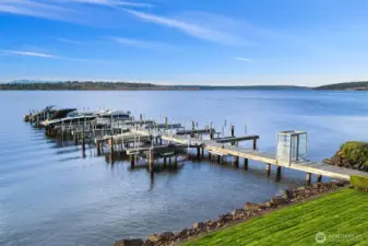 Private dock access just steps from your front door