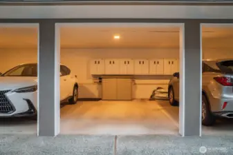 Covered space #1 with cabinetry storage