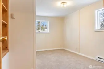 Bdrm #1 looks out to the side and backyard