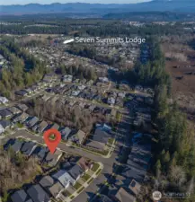 Great location!  Close to trailheads and backing to permanent greenspace w/o towering trees to block light!