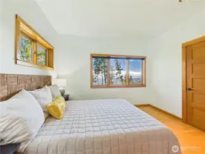 Bedroom #2 on the lower floor.