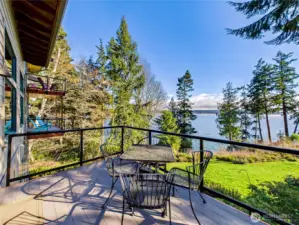 Dine al fresco. Deck just off the kitchen.