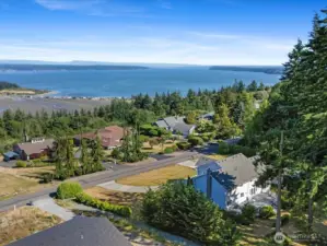 Amazing views as this Home sits at one of the highest points of Camano Island - with views of Mt. Baker, the Cascade Mountains, Triangle Cove, Port Susan Bay - all the way south to Everett.